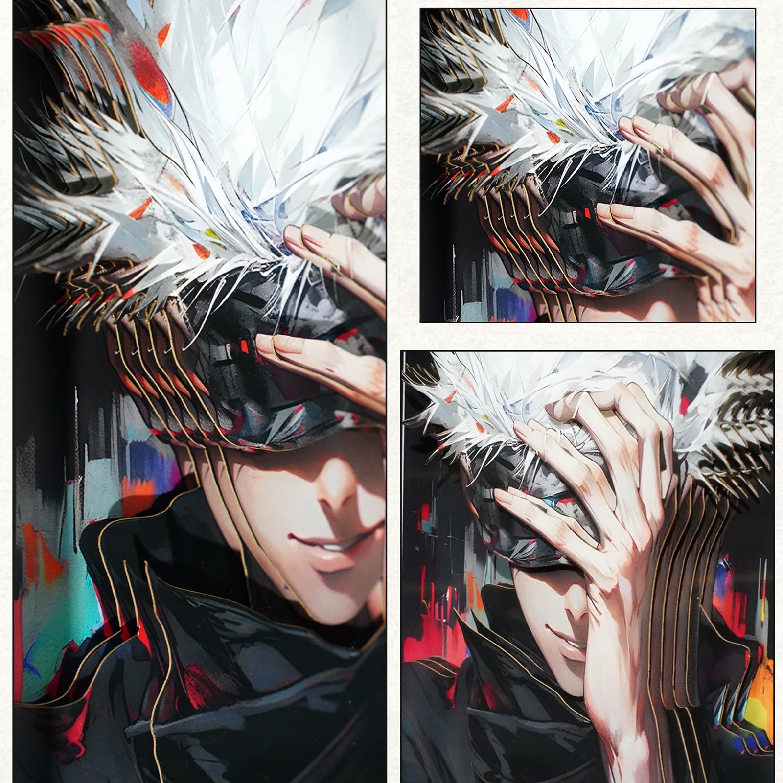 Amazon | Jujutsu Kaisen 呪術廻戦 立体絵 立体画 フォトフレーム付き